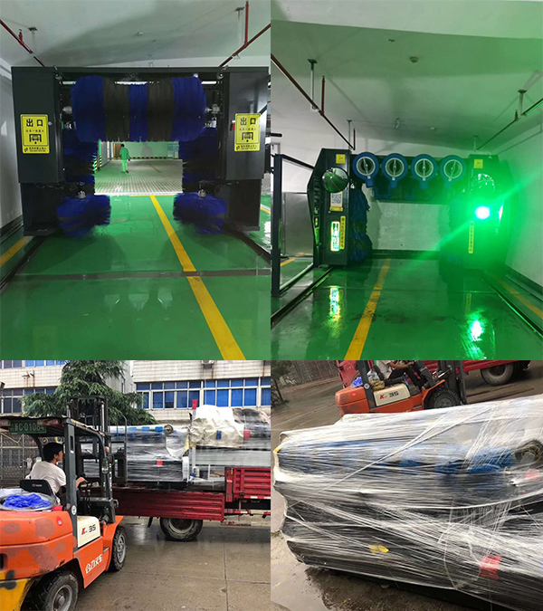 隧道洗車設(shè)備，廣西站……發(fā)貨了…
