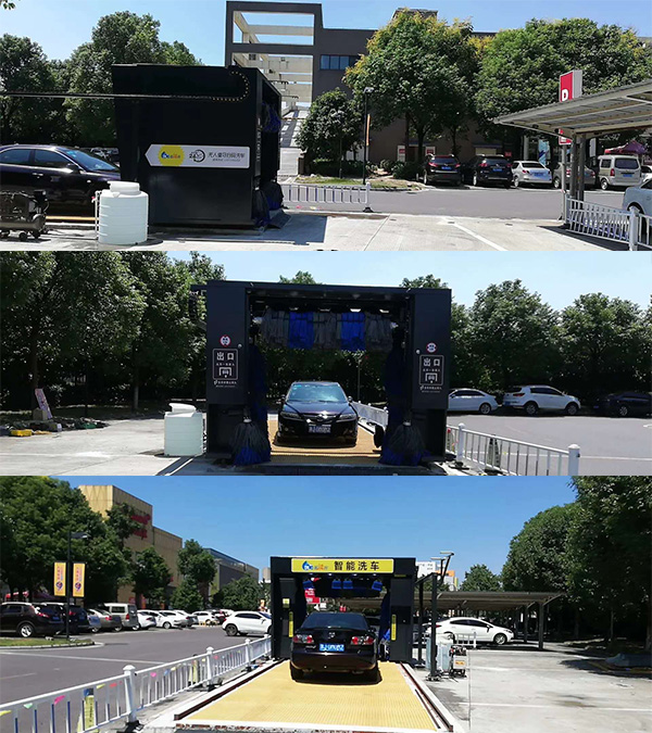 小區(qū)內(nèi)安裝微信掃碼洗車設(shè)備 型號(hào)：kw-07LF 顏色：深灰色 咨詢熱線：4008-505-787