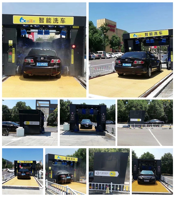 小區(qū)內(nèi)安裝微信掃碼洗車(chē)設(shè)備型號(hào)：kw-07LF顏色：深灰色咨詢熱線：4008-505-787